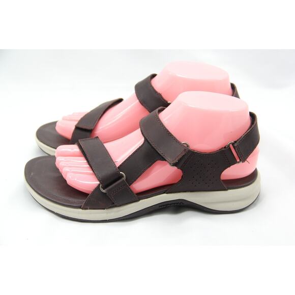 Merrell Tideriser Luna Sandals Womens 7 Brown Hiking Camping Strap Open Toe - Picture 3 of 7